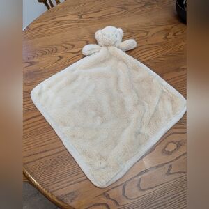 OEKO TEX Tan Bear Large Plush Security Blanket Baby Lovey Nunu Soother